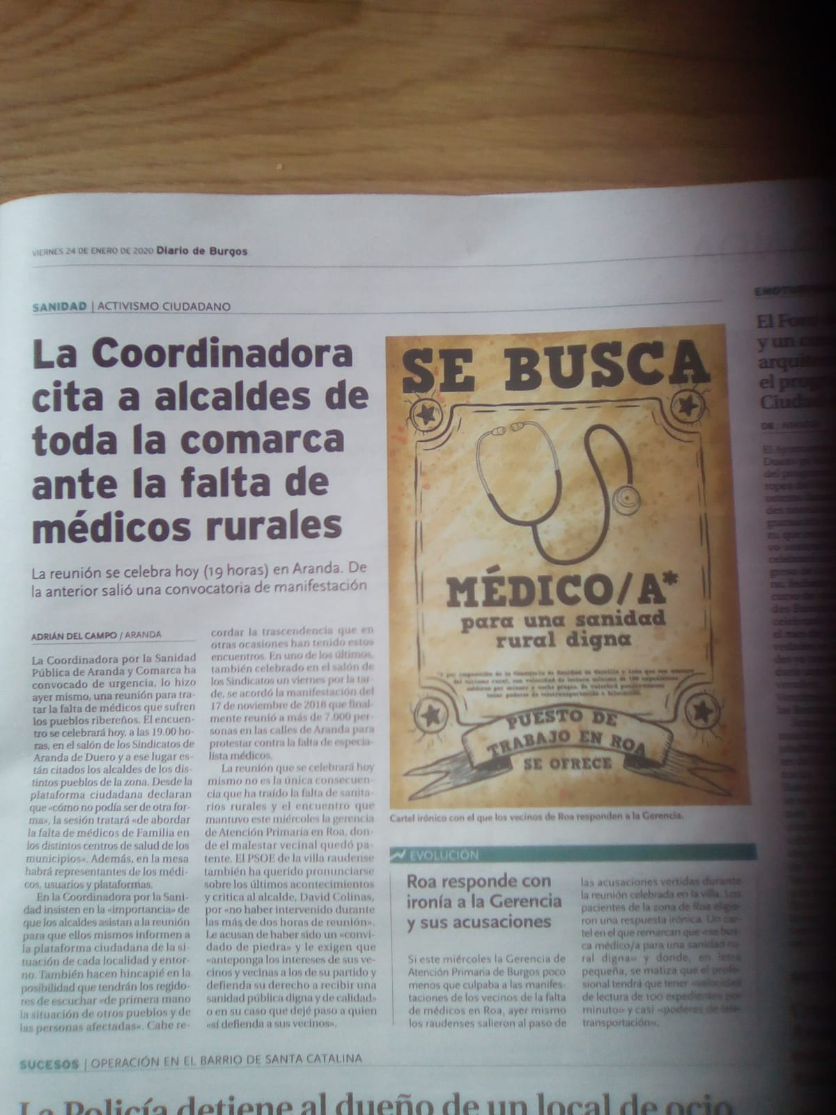 La coordinadora cita a alcaldes - diario de burgos